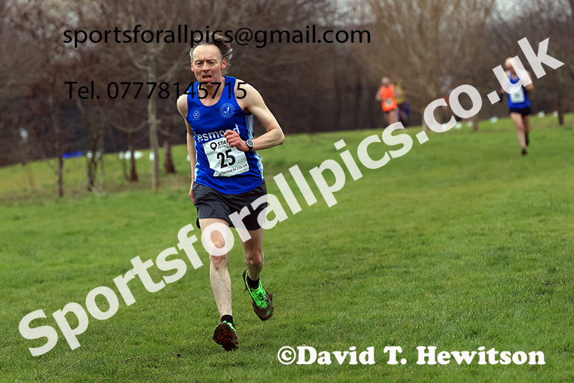 Mens 35s to 64s and, 2025 NEMAA Cross Country Champs., Acklam, Middlesbrough. Photo: David T. Hewitson/Sports for All Pics